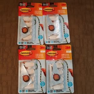 4 New Packs Command Rope Light Cord Clips